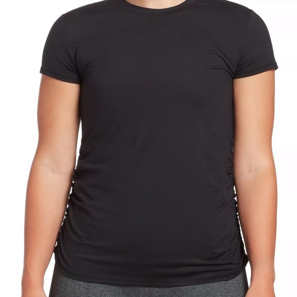 NEW Calia Flow Short Sleeve Ruched Side T-Shirt - Picture 3 of 8